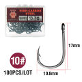 Fishing Hooks Portable Multi-size High Carbon Steel Fishhook With Barbs Fishing Tackle Accessories For Gifts. 