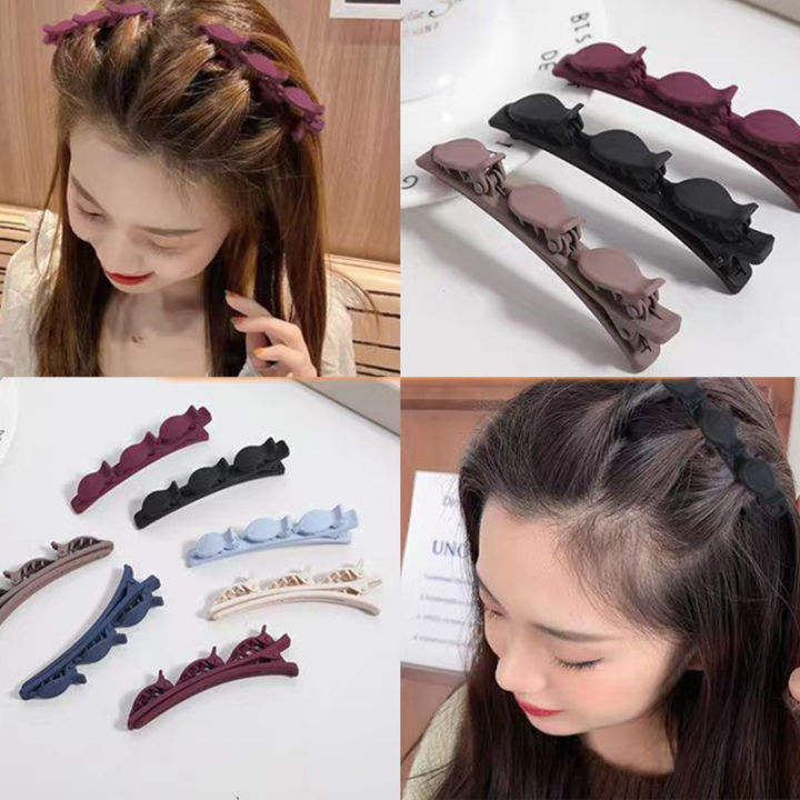 Fashion Bangs Hair Clip Women Headwear Cute Elegant Braid Hairpins Hair Clips NOVO