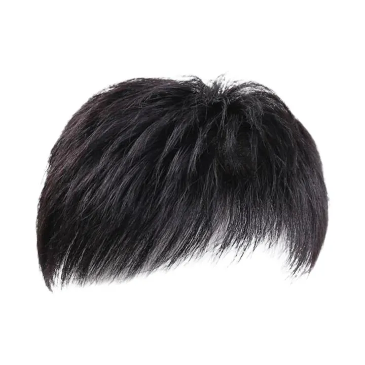 Men%20Hairpiece%20Stylish%20Men%20Wig%20Natural-looking%20Men's%20Synthetic%20Hair%20Wig%20for%20Spots%20Gray%20Hair%20Coverage%20Short%20Straight%20Hairpiece%20-%20Image%204