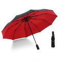 Automatic Umbrella Long Handle Extra Large Double Three Four Female Black Rubber Sun Protection Double Layer Wind Resistant Male.