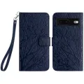 Tree Birds Embossed Pattern Leather Phone Case For Google Pixel 8 Pro/Google Pixel 7a/Google Pixel 7/Google Pixel 6a/Google Pixel 7 Pro/Google Pixel 8. 