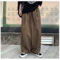 Pants Casual Trend High Street Straight-Leg Trousers Summer Men ins Japanese Style Wide Leg Fashion Brand Loose Cargo Pants Harajuku Style.