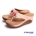 Walkar Ladies Heel wedge pink. 