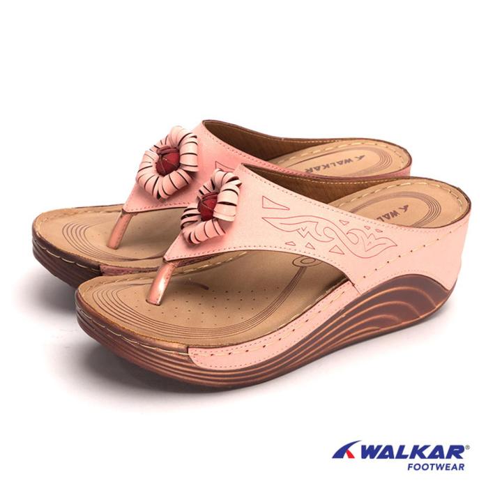 Walkar Ladies Heel wedge pink