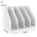 Magazine File Organiser Portable Storage Bookshelf for school office Desktop A. 