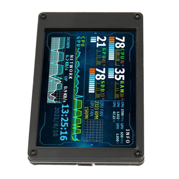 Microprocessor Monitor CPU Data Monitor, IPS USB Mini Screen 3.5 Inch for Home | Daraz.com.bd