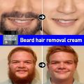 （NEW）Men Beard Hair Removal Cream Depilatory Cream No Razor Beard Hair Supplies. 