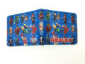 Virtual World ROBLOX Short Wallet Anime Game Derivative Student Children PU Printed Coin Purse Wallet.