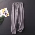 Ladies Fashionable pant Cotton Crepe 100% New Pajamas Pant for Women Casual Spring Autumn Home Wear Trousers Large Size Night Ladies Pajamas Pants.