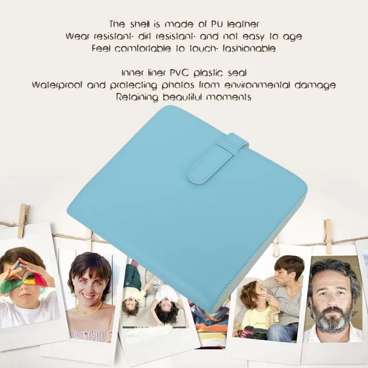 3%20Inch%20256%20Pockets%20PU%20Leather%20Photo%20Album%20PU%20Leather%20Photo%20Album%20Picture%20Case%20Storage%20Collection%20Book%20for%20Camera%20-%20Image%204