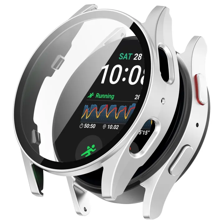PC+Tempered%20Film%20Integrated%20Waterproof%20Watch%20Protective%20Case%20For%20Samsung%20Galaxy%20Watch%207%2044mm%20-%20Image%209
