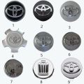 1PCs car wheel center hubcap hub cap emblem for Toyota RAV4 Altis Camry Yaris vois Carola Hilux Innova Hiace Fortuner (2-62mm). 