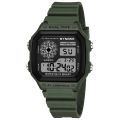 Men's Digital Watch SYNOKE 9619 Big Numbers Dial Large Face Waterproof LED Watches.