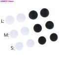 6 Pairs 2*(S/M/L) White/black Soft Clear Silicone Replacement Eartips Earbuds Cushions Ear Pads Covers For Earphone Headphone.
