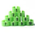 10mm Inner Diameter 100Pcs Bird Poultry Parrot Chicks Plastic 1-100 Numbered Pigeon Leg Bands Rings Poultry Ring Bird Carry 8mm. 