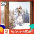 HelloWorld Angel Stickers Eye-catching Wide Application Christmas Wall Stickers. 