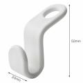 5-50Pcs Mini Clothes Hanger for Wardrobe Connector Hook Plastic Wardrobe Coat Extender Clips Holder Space Saving for Closet Home.