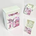 INS White 3 inch Kpop Photocard Storage Box Photo Small Card Organizer Storage Case Desk Organizer Box School Stationery. 