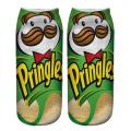 New Funny Cartoon Foods Low Ankle 3D Printed Potato Chips Fries Short Cotton Socks For Women Men Summer Spring Dropship. 