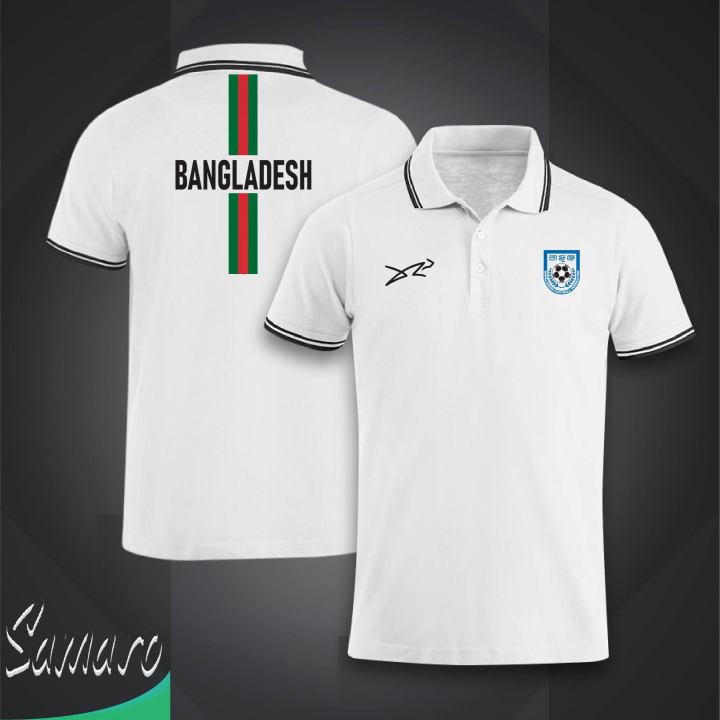 Bangladesh Fan Short Sleeve Collar Polo Football Jersey For Men - Half Sleeve Collar Polo BD t shirt - Bangladesh Fan Jersey
