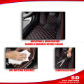 PVC Leather 5D Car Mat - BLACK & RED,CAR MAT/5D MAT.