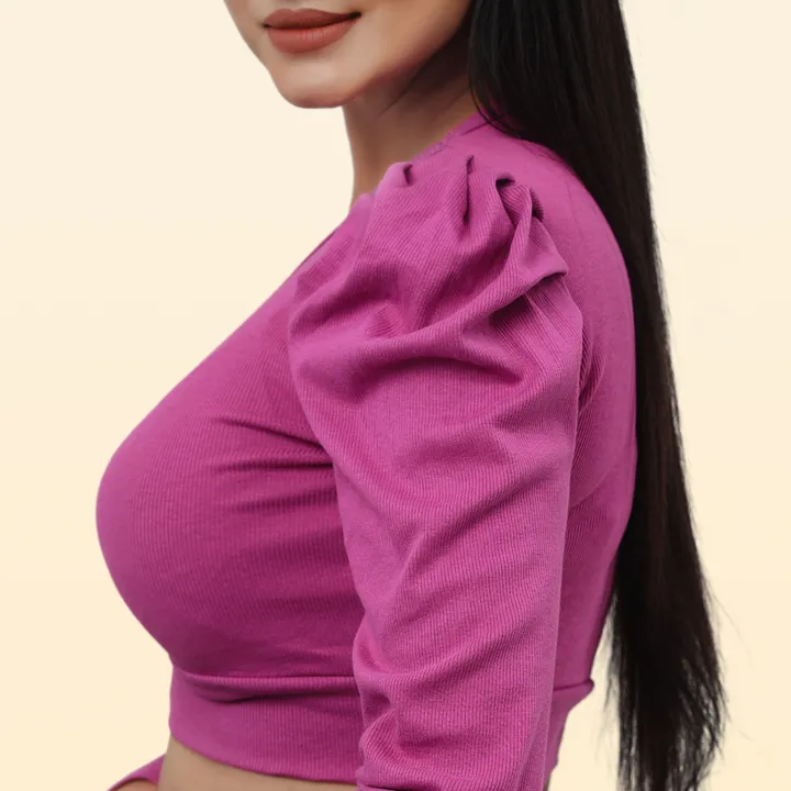 Crop%20top%20full%20sleeve%20fashionable%20blouse%20for%20women's.%20-%20Image%207