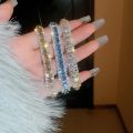 Rhinestone Round Clasp Bracelet for Women Personality Colorful Bracelets Temperament Light Luxury Posh Accessories Wholesale. 