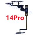 1pcs Brand New Power Volume Buttons Mute NFC Wireless Charging Flash Light Power Flex Cable For iPhone 14 Pro Max 14 Plus Parts.