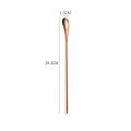 1PC Stainless Steel Colorful Dessert Spoon Long Handle Mixing Stirring Spoons Bar Kitchen Tableware.