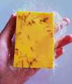 Kashmiri Beauty Super Saffron Goat Milk wooden box soap. 