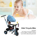 Kids Trike Textured Handlebar Foam Wheel Toddler Tricycle Bike Rotating Seat Large Front Basket for Outdoor for Children. 