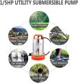 Submersible Water Pump DC 12V - DC Solar Math Pump - Solar Power Submersible Water Pump 1" Outlet Stainless Steel & Plastic Body.