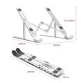 Laptop Stand Creative Folding Storage Bracket for 10-17 inch Tablets Notebook Laptop Quality Aluminum Alloy. 