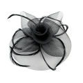 Women Fascinator Bow Hair Clip Headwear Lace Feather Mini Hat Wedding Party Accessory Race Fashion Handmade Lady.