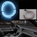 Car Interior Led Decoration Flexible Neon -White. 