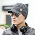 Men Warm Baggy Weave Crochet Winter Wool Knit Ski Beanie Caps Hat.