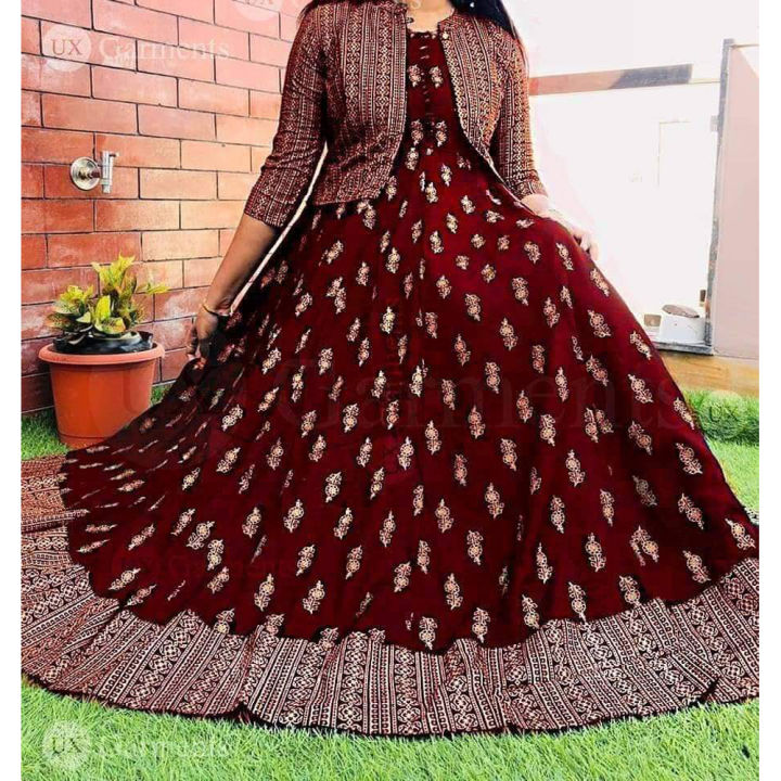 Womens%20Stitched%20Long%20Kamiz%20And%20Koti%20Set%20China%20Linen%20Afsan%20Print%20A%20Comfortable%20Elegant%20Casual%20Outfit%20Piece%20-%20Image%209