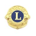 Lions Clubs International Logo Car Sticker Emblem for Car Grille. 