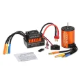 GoolRC Upgrade Waterproof 3650 3900KV Brushless Motor with 60A ESC Combo Set for 1/10 RC Car Truck RC Parts. 