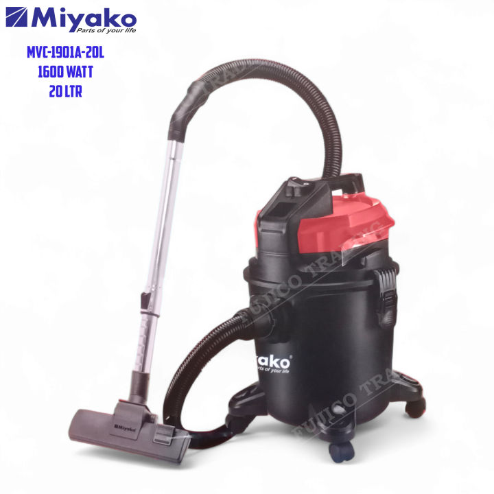 Miyako MVC-1901A-20L 1600 WATT 20 LTR 3 In 1 Wet/Dry/Blow Vacuum Cleaner
