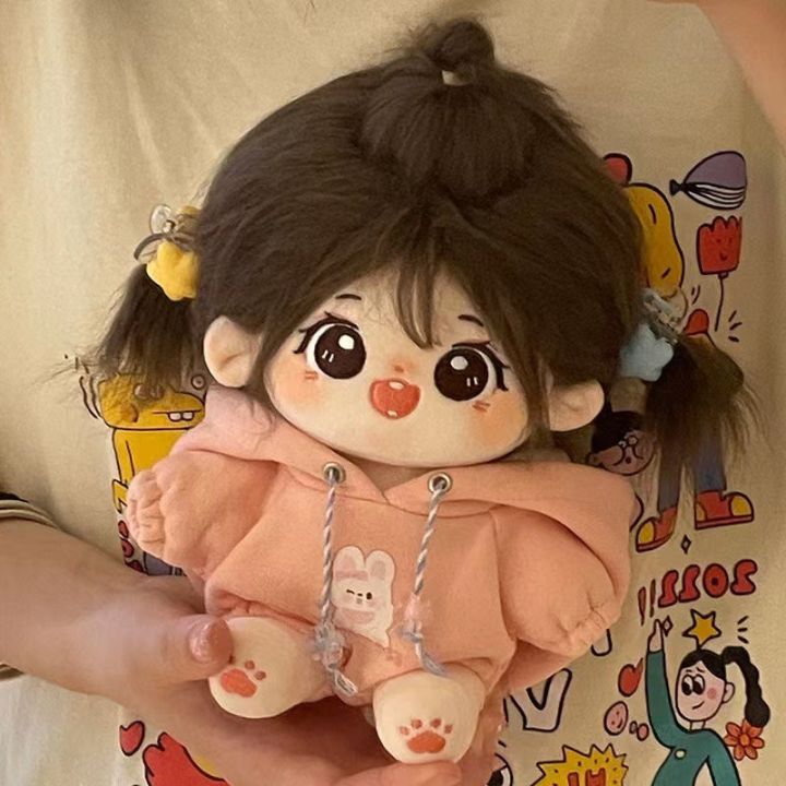 20cm%20Plush%20Cotton%20Doll%20Idol%20Stuffed%20Super%20Star%20Figure%20Dolls%20No%20Attribute%20Crying%20Cotton%20Doll%20Can%20Change%20Clothes%20Kids%20Gift%20-%20Image%202