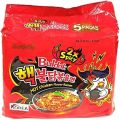 Samyang Hot Chicken Ramen 2X Spicy Noodles (korean) 5 X 140Grams. 