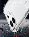 Xiaomi Redmi Note 13 4G Premium Silicone Case Crystal Clear Soft TPU Ultra-Thin Transparent Flexible Protective Mobile Phone Back Cover. 