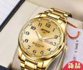 AIYISHI Swiss Watch Men's Calendar Luminous Waterproof Korean Trend Steel Watch Genuine 1621.