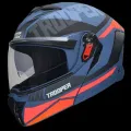 Studds Trooper D1 Red  Full Face Bike Helmet. 