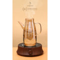 100ml and 800ml 400 DEGREE HEAT RESISTANT Oil Tank | Glass jar with stopper for oil - vinegar - soy sauce - fish sauce | GOLD POTTER WITH Stainless steel lid.