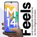 Samsung Galaxy M14 4G Full Glue Tempered Glass Screen Protector - Transparent. 