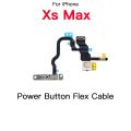 Power Flex With LED Flash Light Replacement For iPhone 7 8 Plus X XR XS 11 Pro Max Mute Volume Switch Flex Cable. 