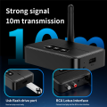 Audio Receiver NFC Bluetooth 5.4 3.5mm AUX Stereo Lossless Music Bluetooth Adapter USB U-Disk Play for Speaker.
