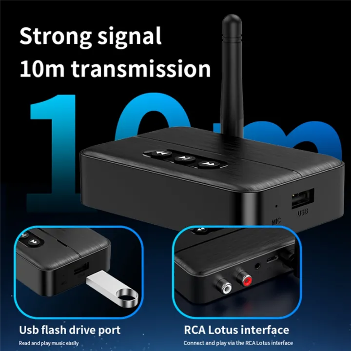 Audio%20Receiver%20NFC%20Bluetooth%205.4%203.5mm%20AUX%20Stereo%20Lossless%20Music%20Bluetooth%20Adapter%20USB%20U-Disk%20Play%20for%20Speaker%20-%20Image%206